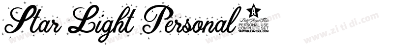 Star Light Personal字体转换